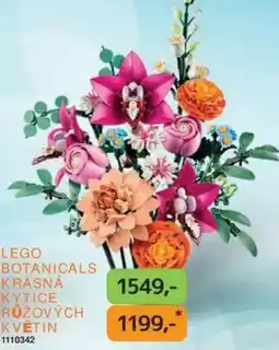 Dráčik LEGO Botanicals krásná kytice růžových květin nabídka