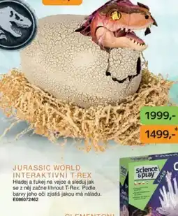 Dráčik Jurassic World interaktivní t-rex nabídka
