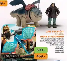 Dráčik Jak vycvičit draka Drak s figurkou nabídka