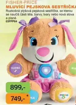 Dráčik Fisher-Price mluvící pejskova sestřička nabídka