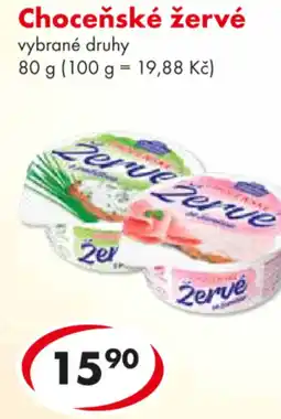 CBA Choceňské žervé nabídka
