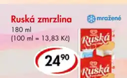 CBA Ruská zmrzlina nabídka