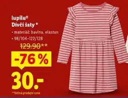 Lidl LUPILU Dívčí šaty nabídka