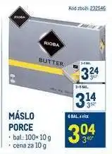 Makro MÁSLO PORCE nabídka
