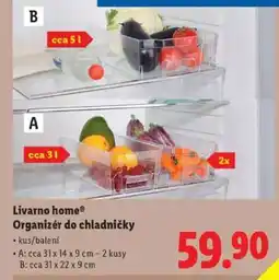 Lidl LIVARNO HOME ORGANIZÉR DO CHLADNIČKY nabídka