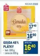 Makro Gouda 48% plátky nabídka
