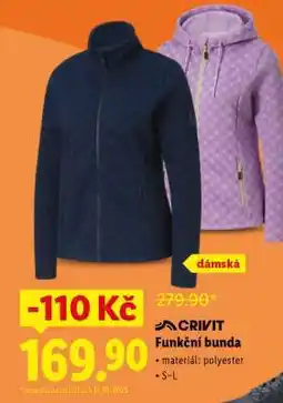 Lidl Crivit FUNKČNÍ BUNDA nabídka