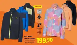 Lidl CRIVIT FLEECOVÁ BUNDA nabídka