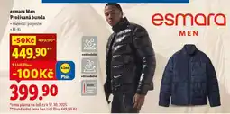 Lidl esmara Men Prošívaná bunda nabídka