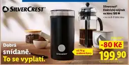 Lidl SilverCrest Elektrický mlýnek na kávu 180 W nabídka