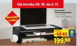 Lidl Livarno home Podstavec pod monitor nabídka