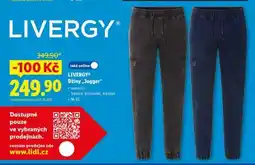 Lidl LIVERGY DŽÍNY „JOGGER“ nabídka