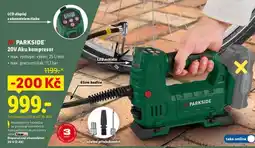 Lidl PARKSIDE 20V Aku kompresor nabídka