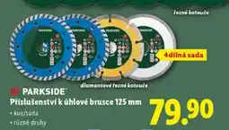 Lidl Parkside Příslušenství k úhlové brusce 125 mm nabídka
