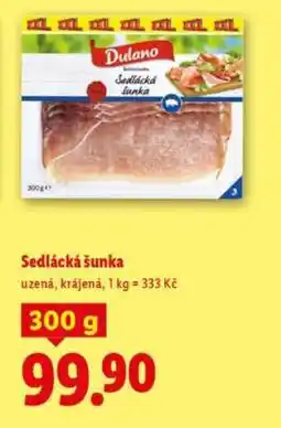 Lidl SEDLÁCKÁ ŠUNKA nabídka