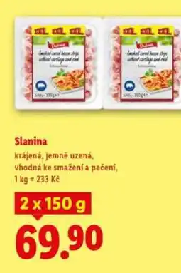 Lidl SLANINA nabídka