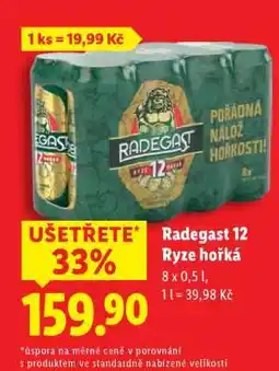 Lidl RADEGAST 12 RYZE HOŘKÁ nabídka