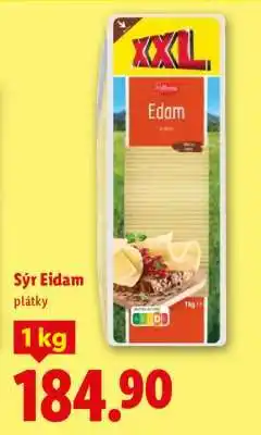 Lidl Sýr Eidam plátky nabídka