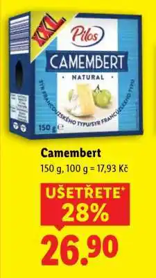 Lidl PILOS CAMEMBERT nabídka