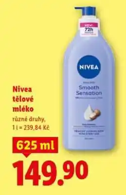 Lidl Nivea Tělové mléko nabídka