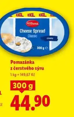 Lidl Milbona Cheese Spread Classic nabídka