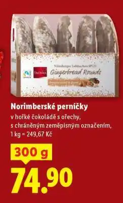 Lidl Norimberské perníčky nabídka