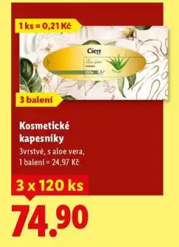 Lidl KOSMETICKÉ KAPESNÍKY nabídka