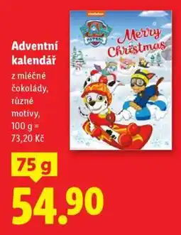 Lidl ADVENTNÍ KALENDÁŘ nabídka