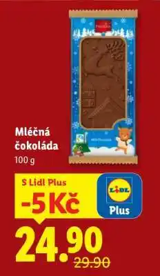 Lidl MLÉČNÁ ČOKOLÁDA nabídka