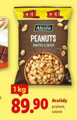 Lidl Arašídy pražené, solené nabídka