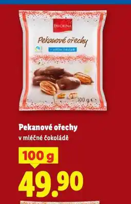 Lidl Pekanové ořechy v mléčné čokoládě nabídka