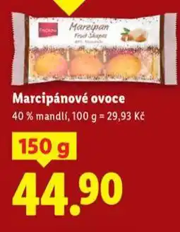 Lidl Marcipánové ovoce nabídka