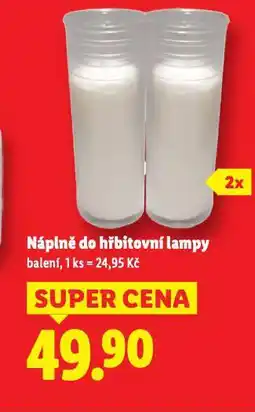 Lidl Náplně do hřbitovní lampy nabídka