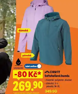 Lidl Pánská softshellová bunda nabídka