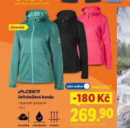 Lidl Dámská softshellová bunda nabídka