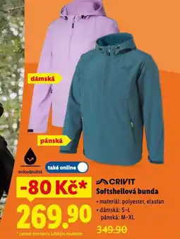 Lidl Dámská softshellová bunda nabídka