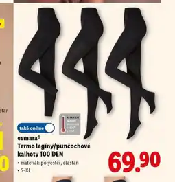 Lidl Termo legíny nabídka