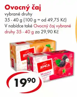 CBA Ovocný čaj nabídka