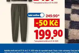Lidl Tepláky nabídka