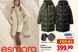 Lidl Prošívaný kabát nabídka