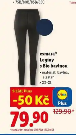 Lidl Legíny s bio bavlnou nabídka