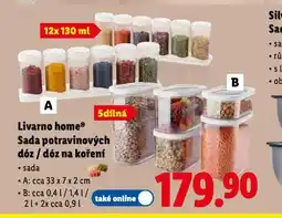 Lidl Sada potravinových dóz nabídka