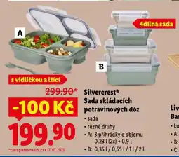 Lidl Sada skládacích potravinových dóz nabídka
