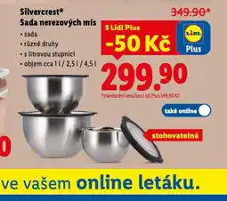 Lidl Sada nerezových mís nabídka
