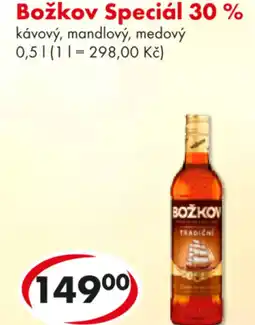 CBA Božkov Speciál 30% kávový, mandlový, medový nabídka