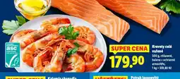 Lidl Krevety celé vařené nabídka