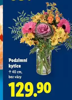 Lidl Podzimní kytice nabídka