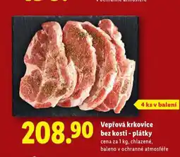 Lidl Vepřová krkovic e bez kosti - plátky nabídka