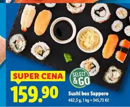 Lidl Sushi box sapporo nabídka
