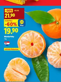Lidl Mandarinky nabídka